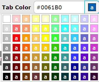 Tab Color