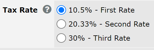 Radio buttons