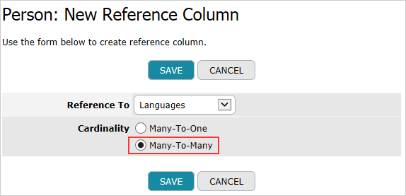 Many-To-Many Cardinality
