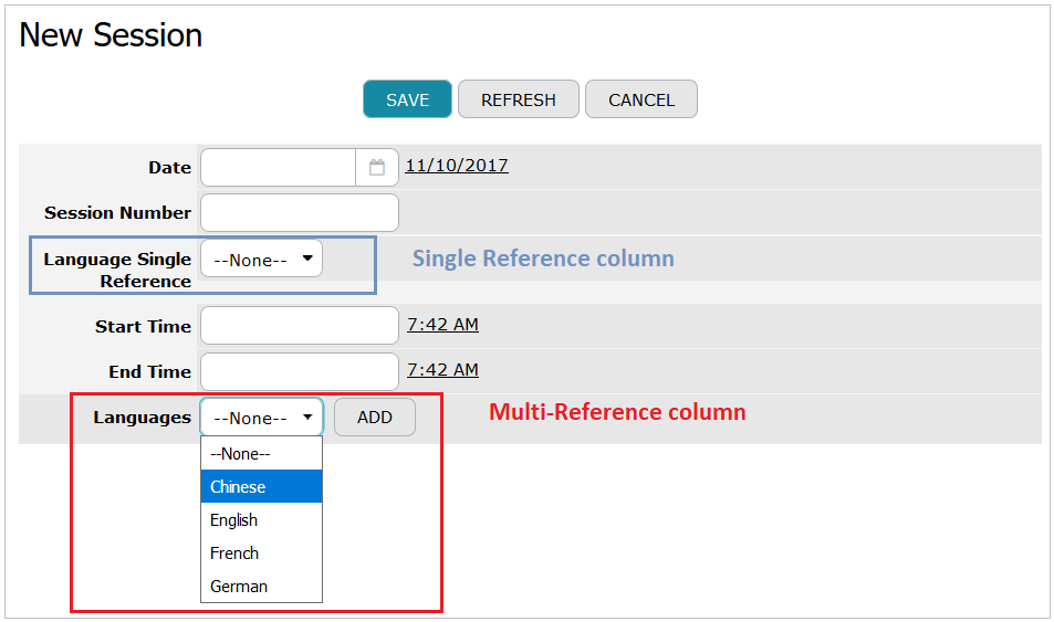 Single & Multi reference