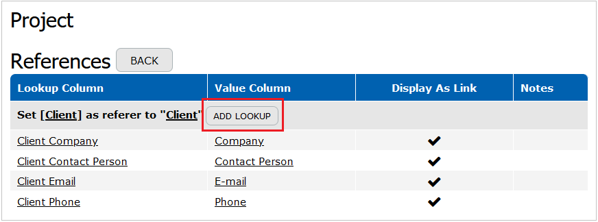 Add Lookup Column