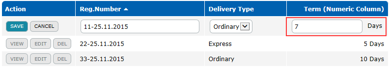 Edit Default Calculate Example