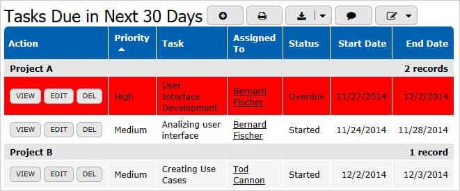 Table View Example