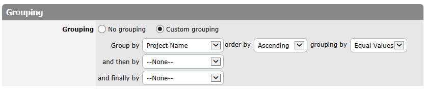 Table View Grouping