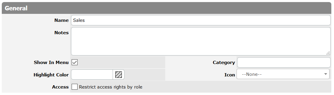 Summary View General