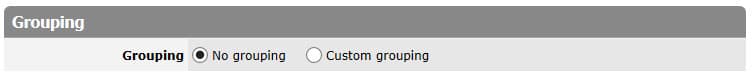 Timeline Grouping