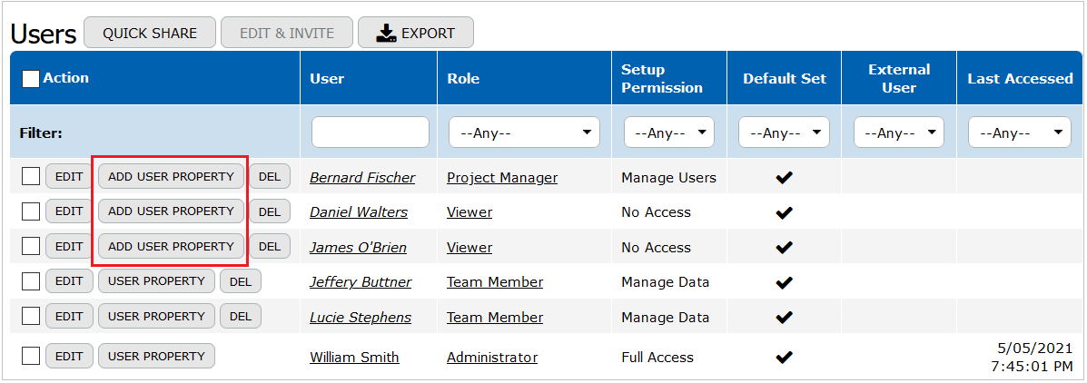 Add User Property