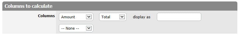 Cross-Tab Columns to Calculate