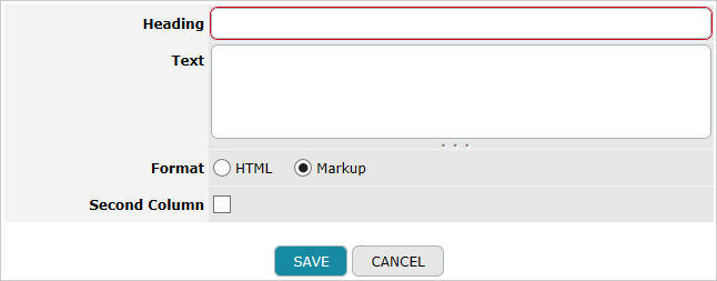 Text Section