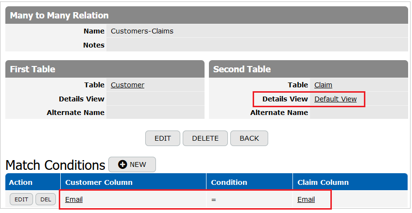 Many-to-Many Relation Options