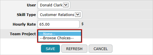 Record Picker Dropdown