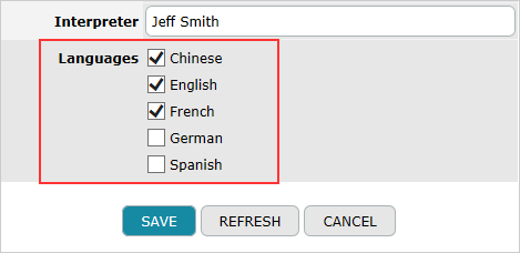 Multi Reference choices
