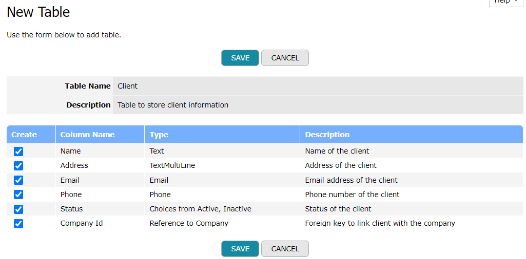 Suggest Columns
