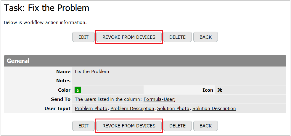 Revoke From Device