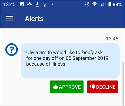 Mobile Device Alert