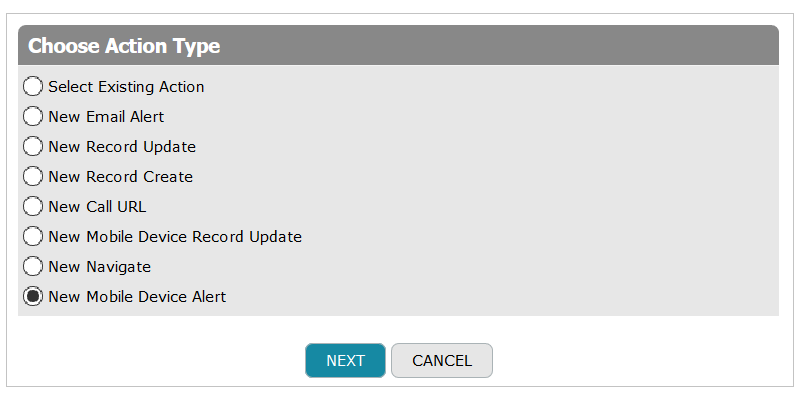 New Mobile Device Alert