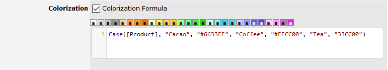 Record Colorization Formula