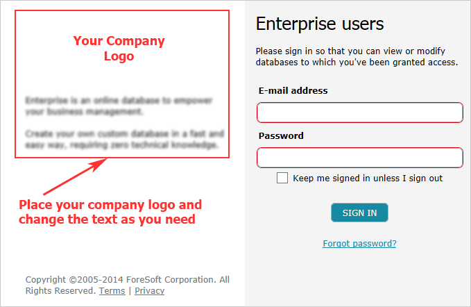 Enterprise Login