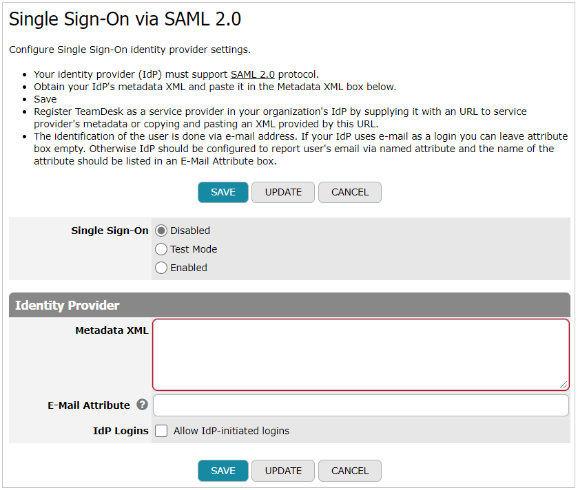 Single Sign-On