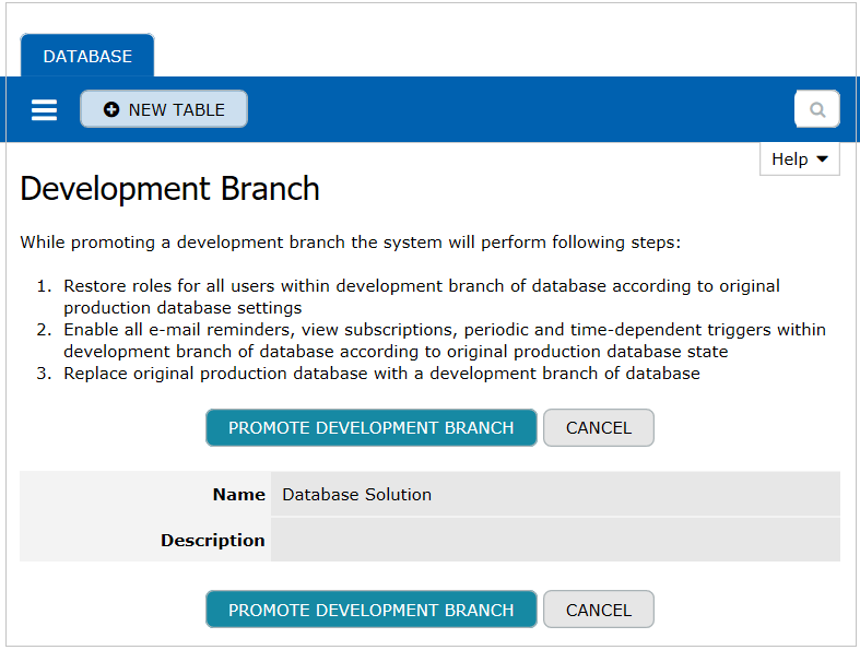 Development Branch Promote