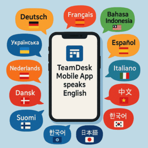 TeamDesk Mobile App speaks many languages